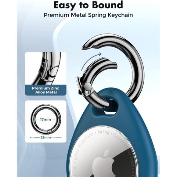 Cable Holder for Apple AirTag - 4 Pack [Fit Tightly Design] [Easy to Install] - Picture 5 of 7